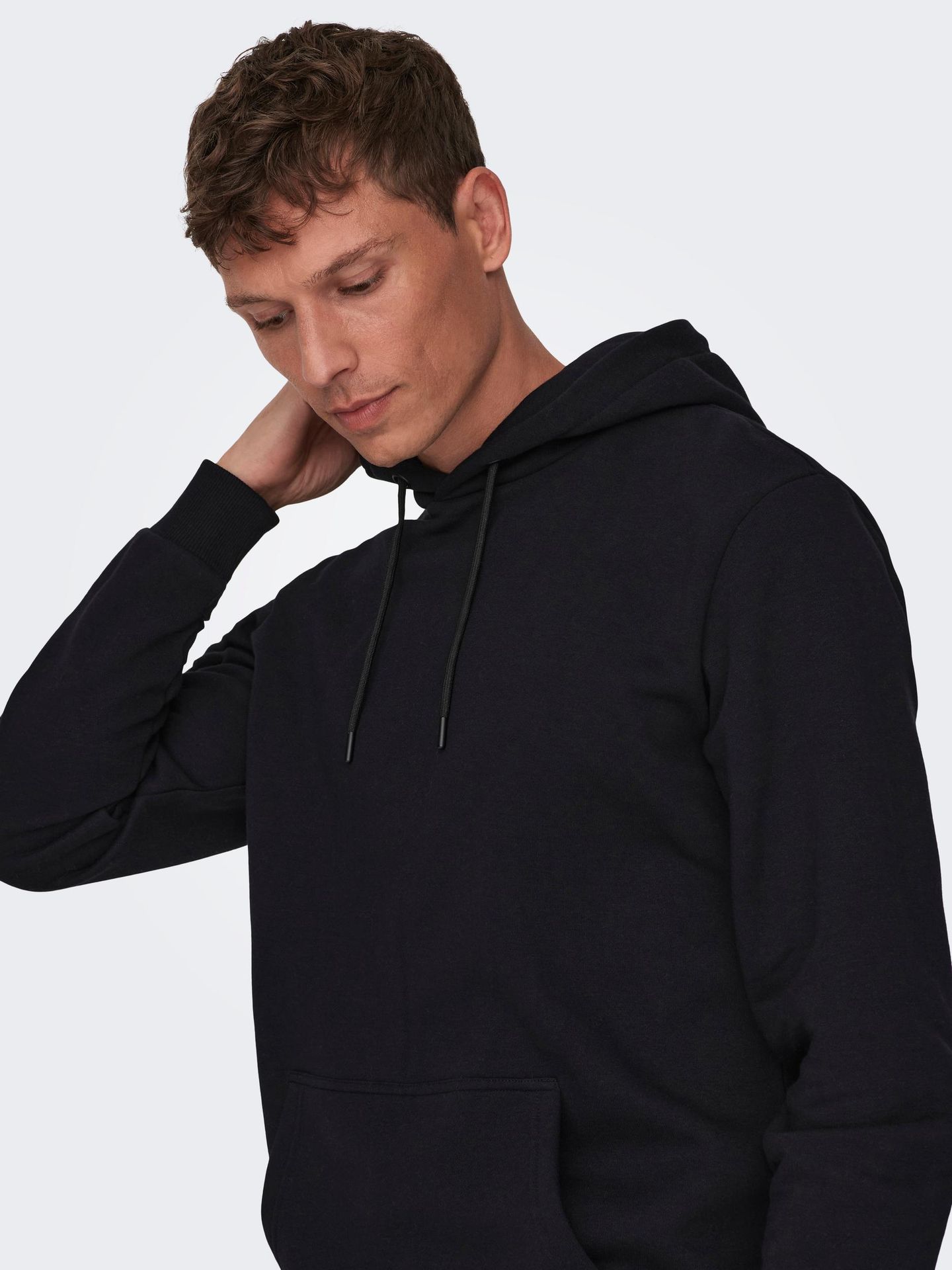 Only & Sons ONSCERES HOODIE SWEAT NOOS Black 2900136768011 Only & Sons ONSCERES HOODIE SWEAT NOOS Black 2900136768011
