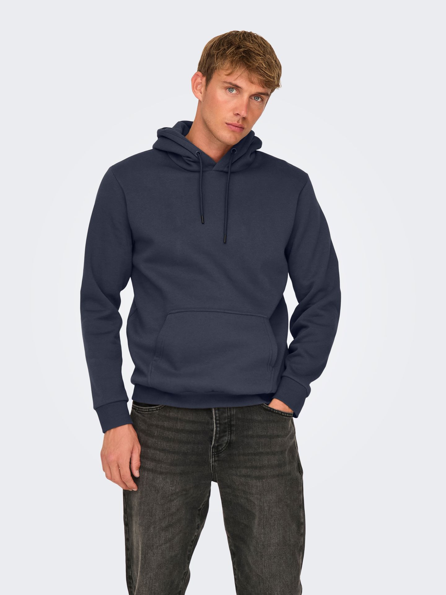 Only & Sons ONSCERES HOODIE SWEAT NOOS Blue Nights 00102101-EKA26011400003057