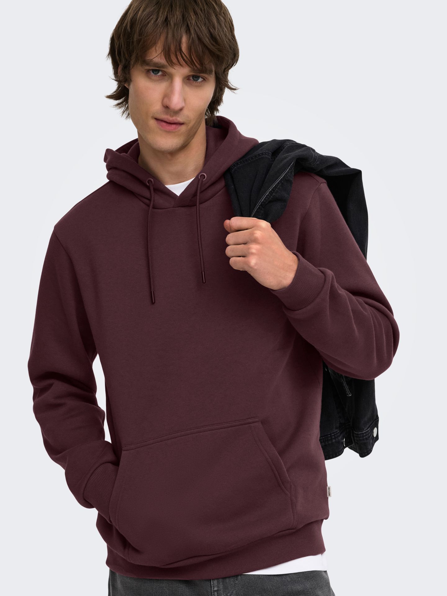 Only & Sons ONSCERES HOODIE SWEAT NOOS Huckleberry 2900168626044