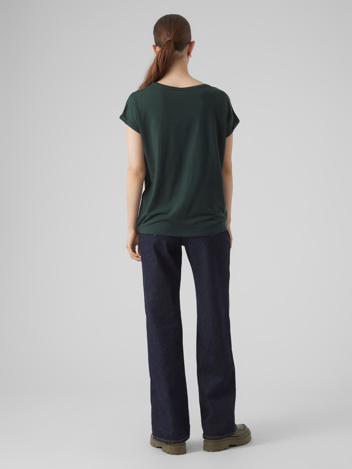 Vero Moda VMAVA PLAIN SS TOP GAJRS NOOS Pine Grove 2900149244021