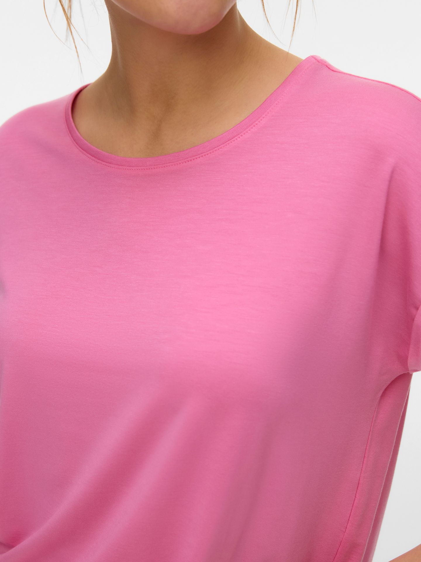Vero Moda VMAVA PLAIN SS TOP GAJRS NOOS Pink Cosmos 2900163743036