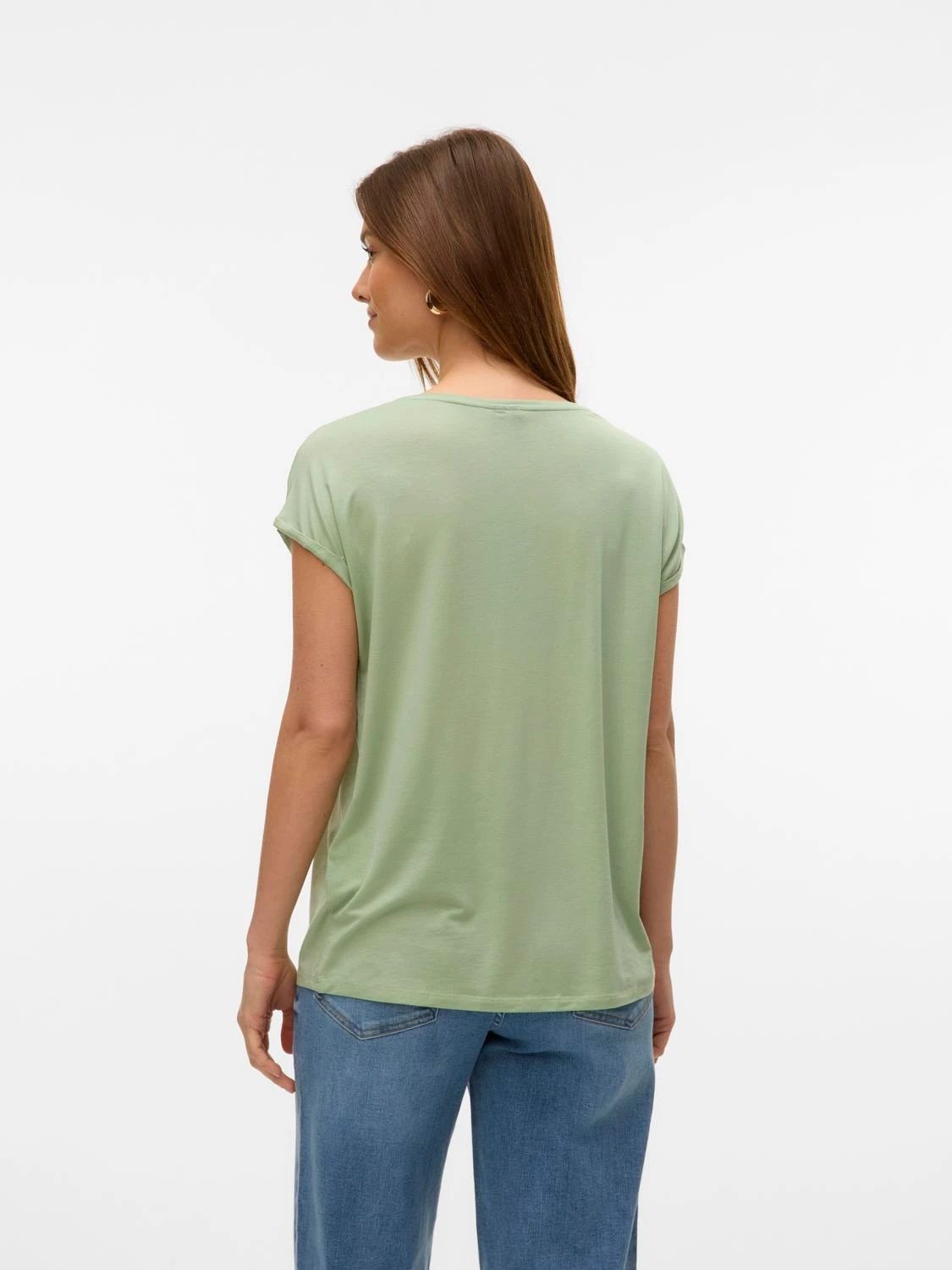 Vero Moda VMAVA PLAIN SS TOP GAJRS NOOS Smoke Green 2900153547040