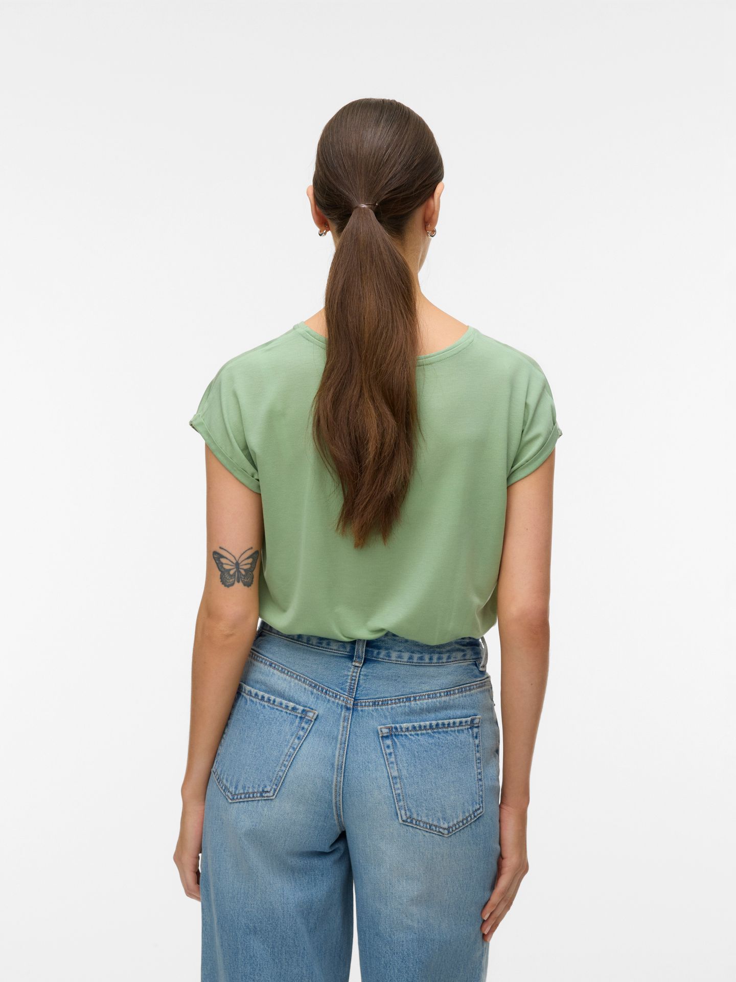 Vero Moda VMAVA PLAIN SS TOP GAJRS NOOS Mistletoe 2900163742039