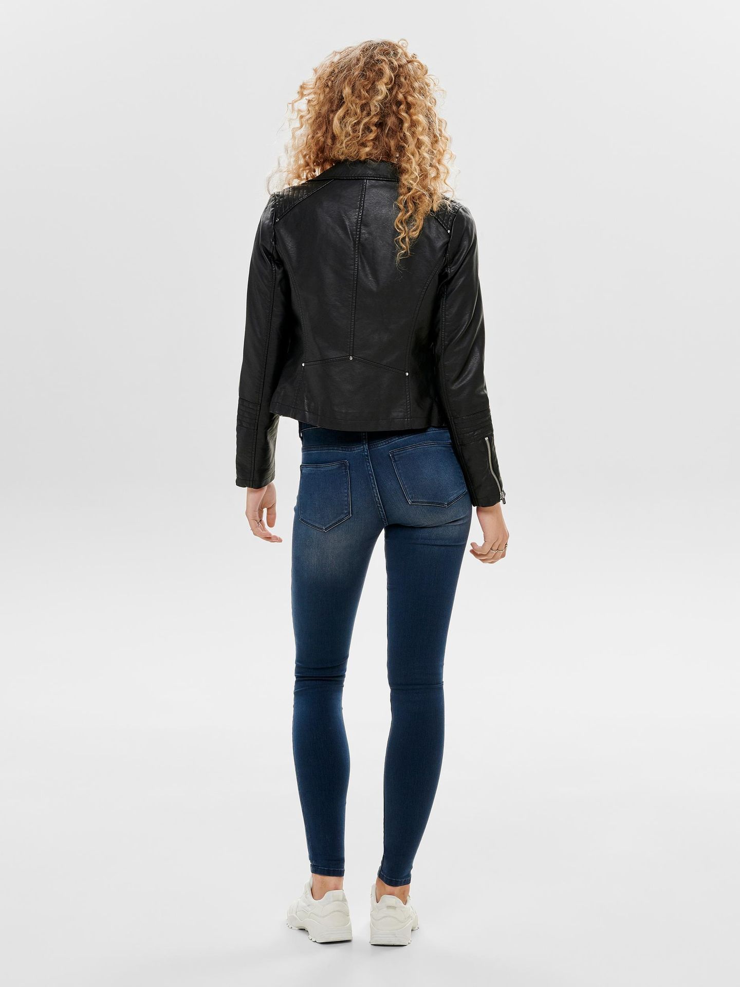 Only ONLGEMMA FAUX LEATHER BIKER OTW NOO Black 2900136818020