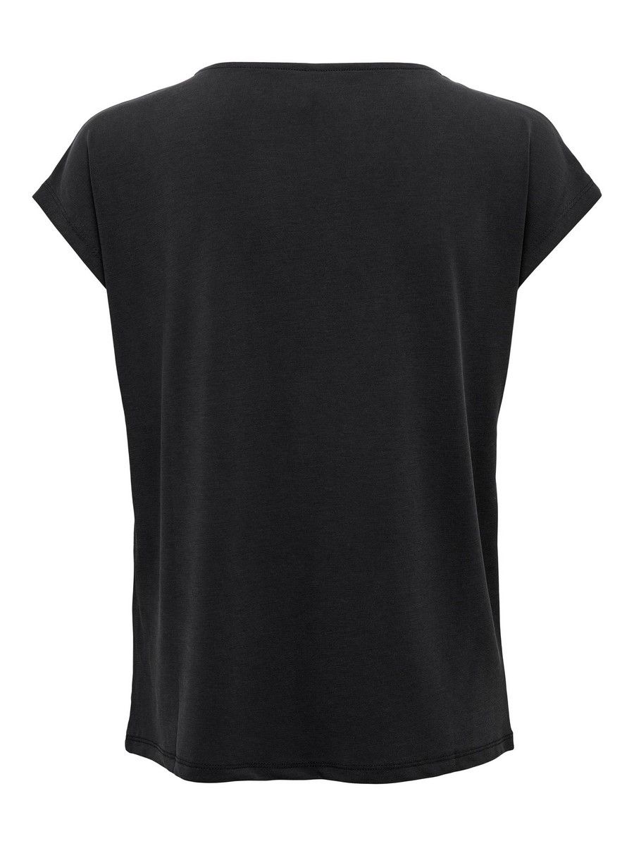 Only ONLFREE S/S MODAL V-NECK TOP JRS NO Black 2900135915034