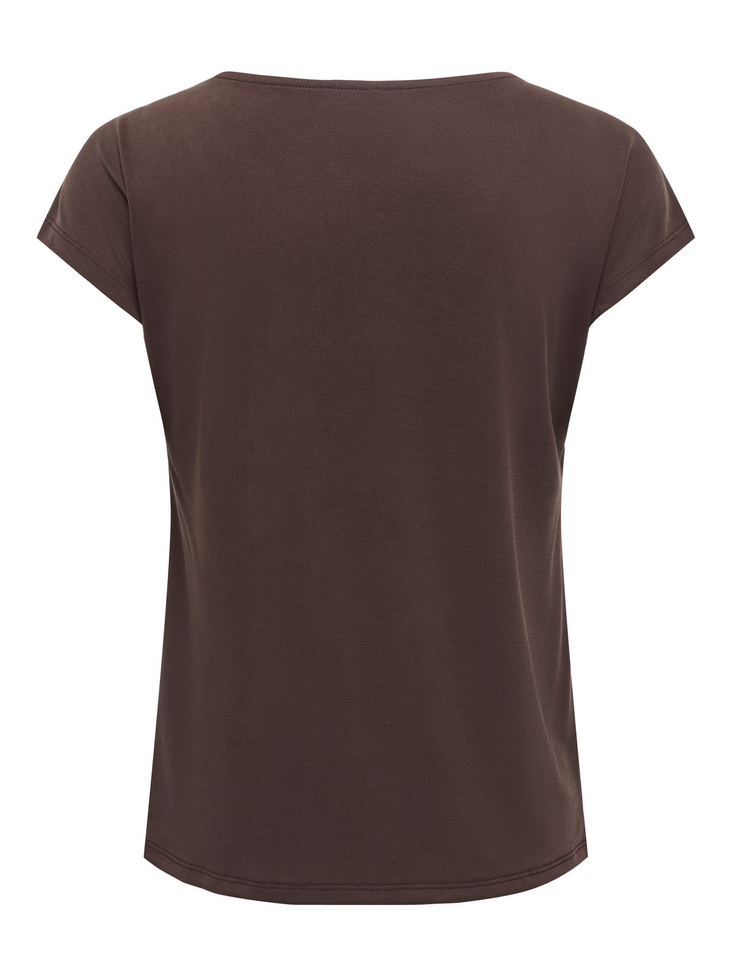 Only ONLFREE S/S MODAL V-NECK TOP JRS NO Coffee Bean 2900168176044