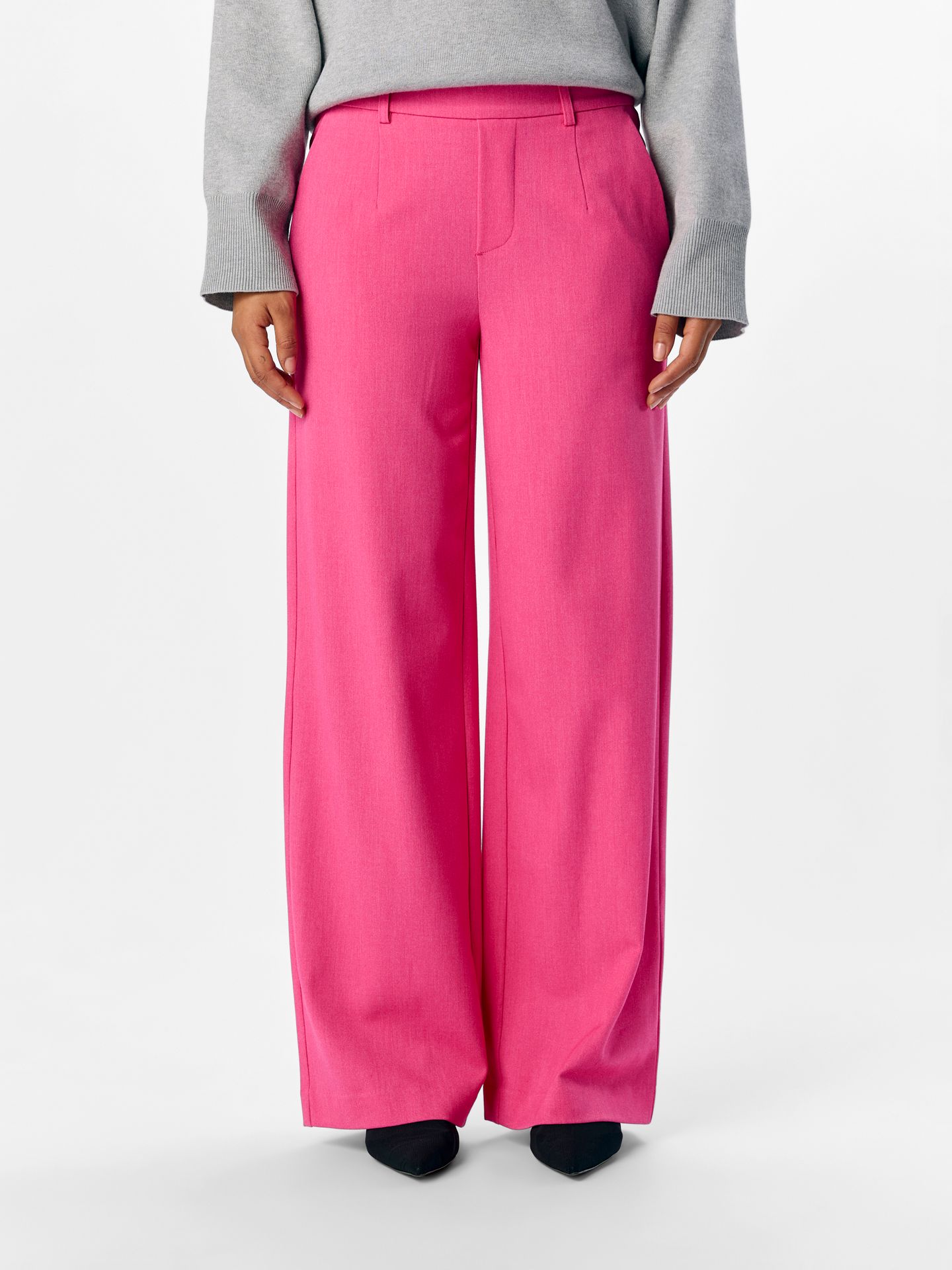 Object OBJLISA WIDE PANT NOOS Raspberry Sorbet/Melange 00102475-EKA22000400000137