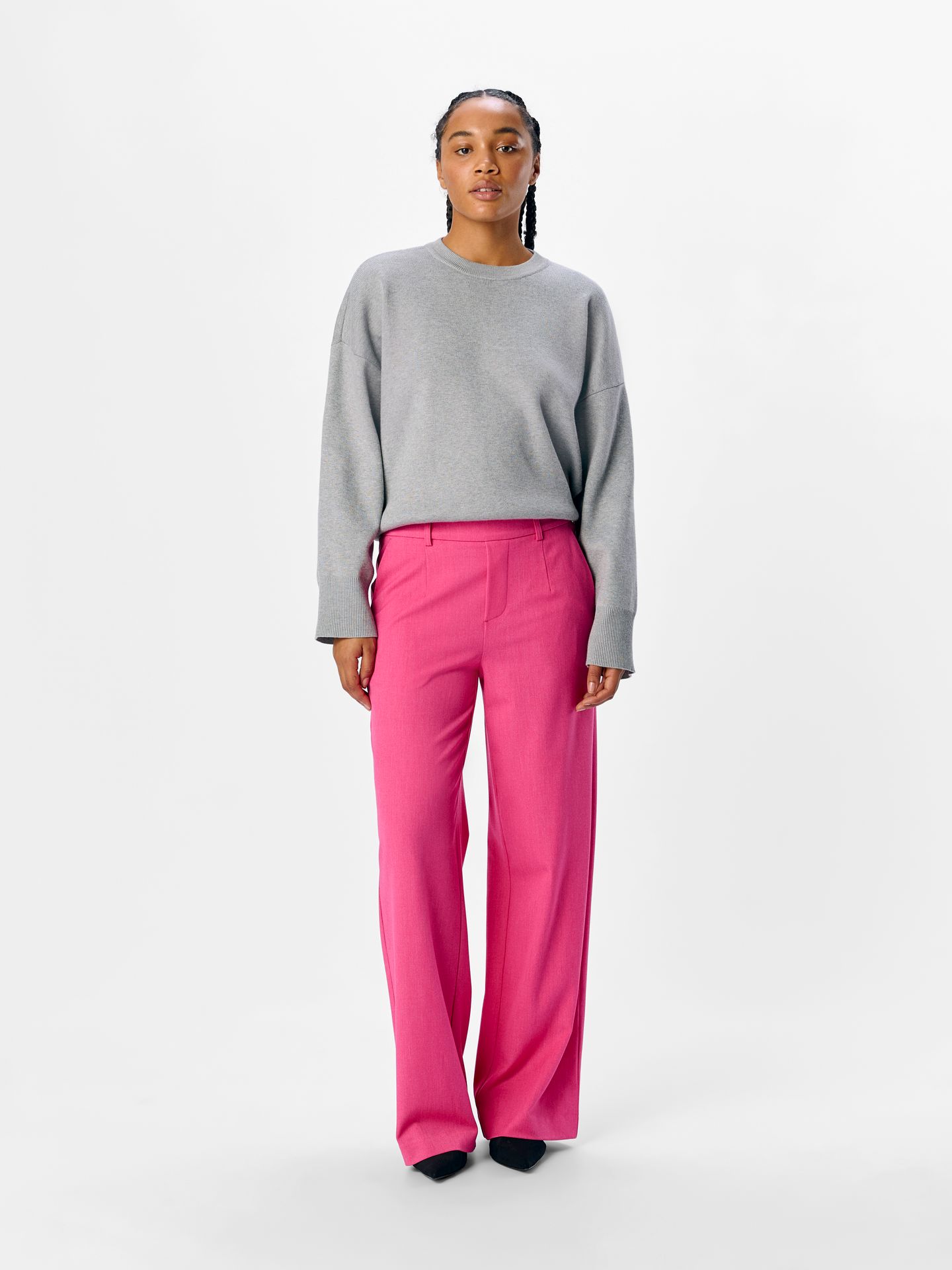 Object OBJLISA WIDE PANT NOOS Raspberry Sorbet/Melange 2900153402011