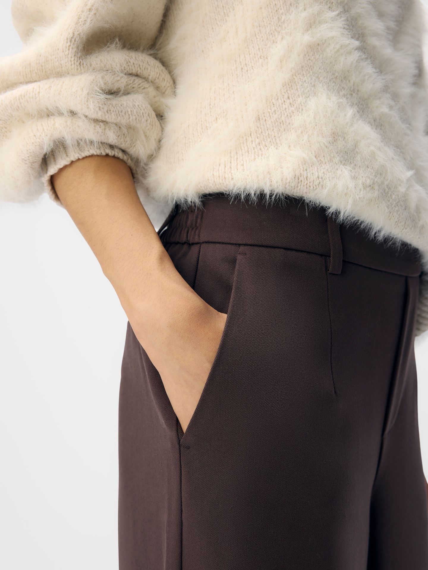Object OBJLISA WIDE PANT NOOS Seal Brown 2900158865019