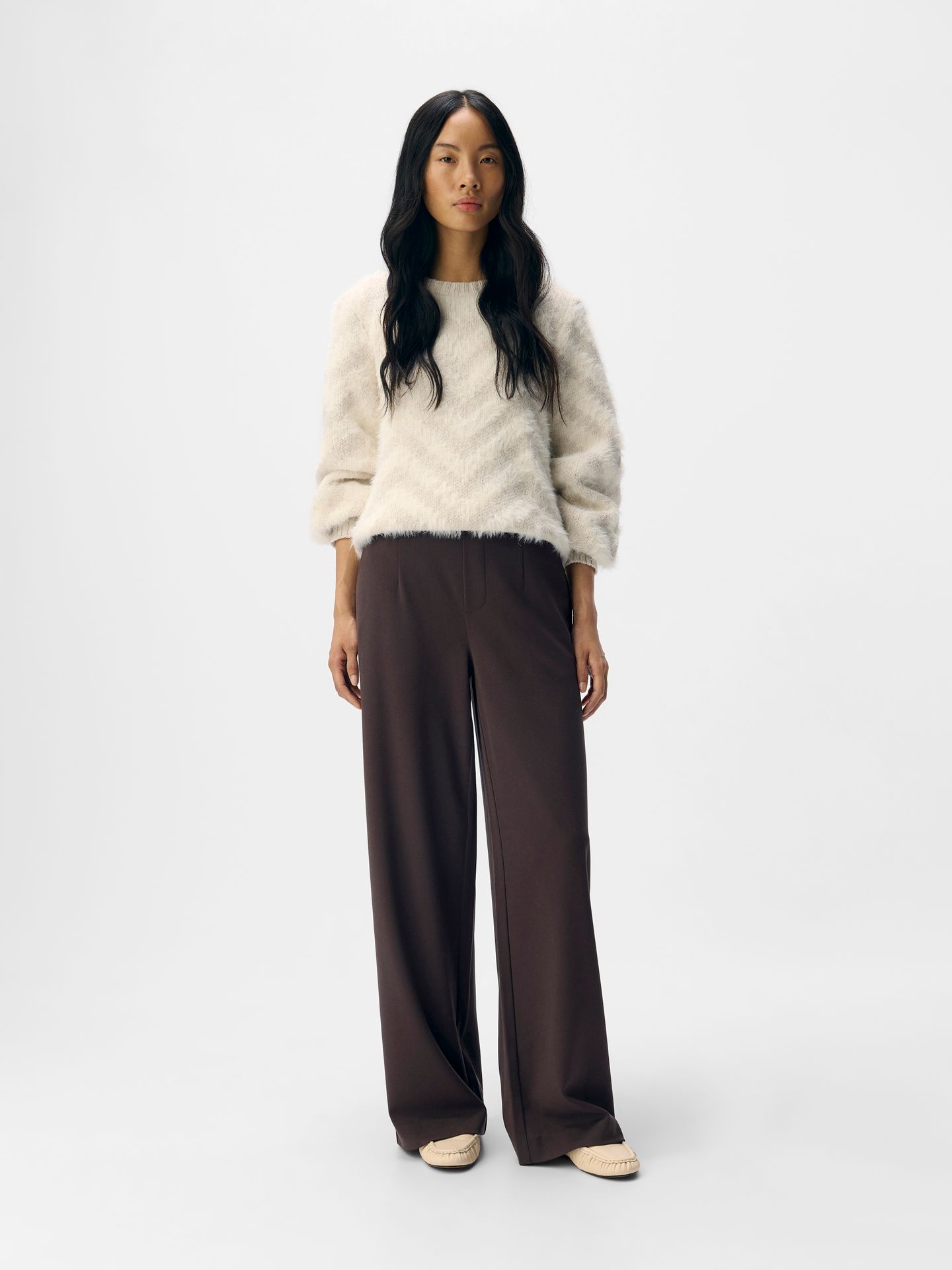 Object OBJLISA WIDE PANT NOOS Seal Brown 2900158865019
