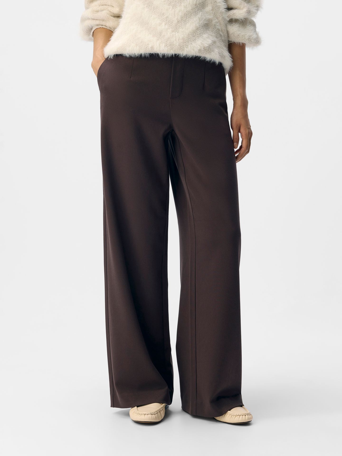 Object OBJLISA WIDE PANT NOOS Seal Brown 2900158865057