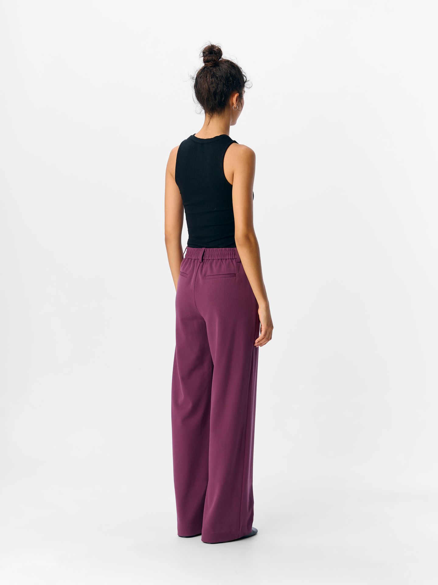 Object OBJLISA WIDE PANT NOOS Mauve Wine 2900159267065