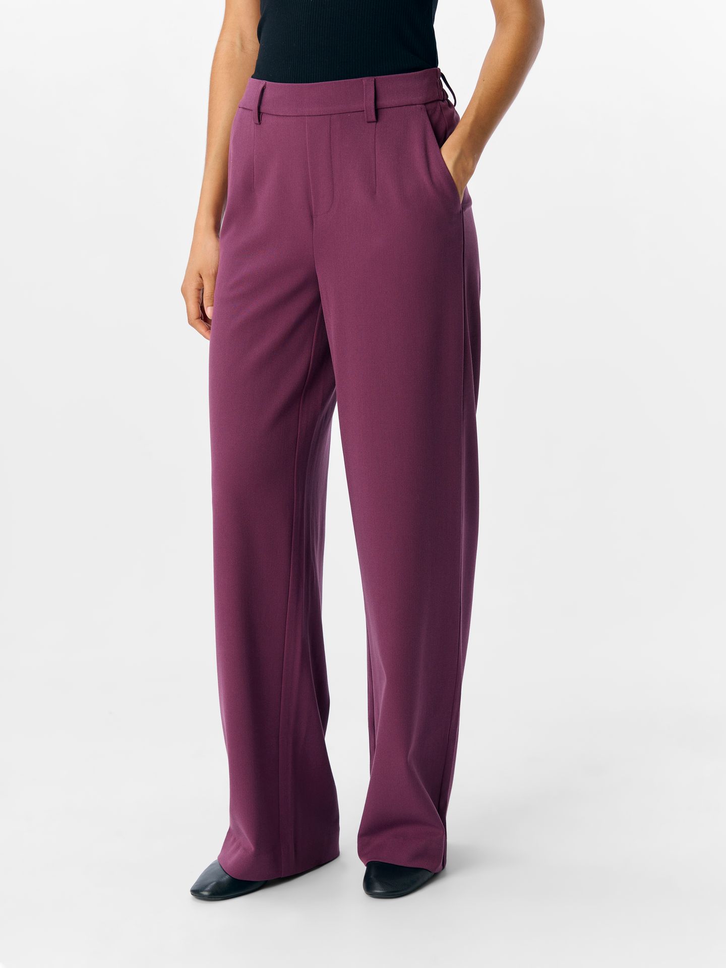 Object OBJLISA WIDE PANT NOOS Mauve Wine 2900159267058