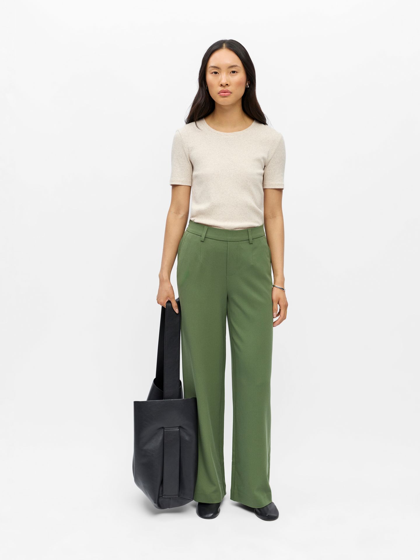 Object OBJLISA WIDE PANT NOOS Bronze Green 2900168155049