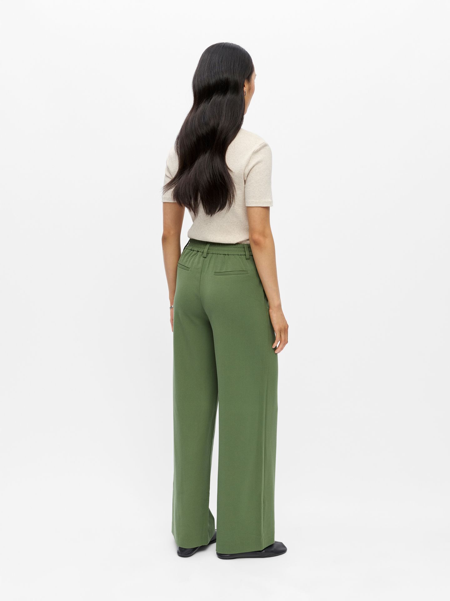 Object OBJLISA WIDE PANT NOOS Bronze Green 2900168155049
