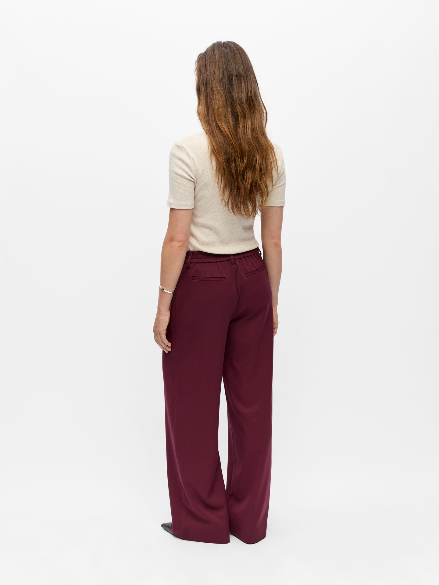 Object OBJLISA WIDE PANT NOOS Windsor Wine 2900168153045