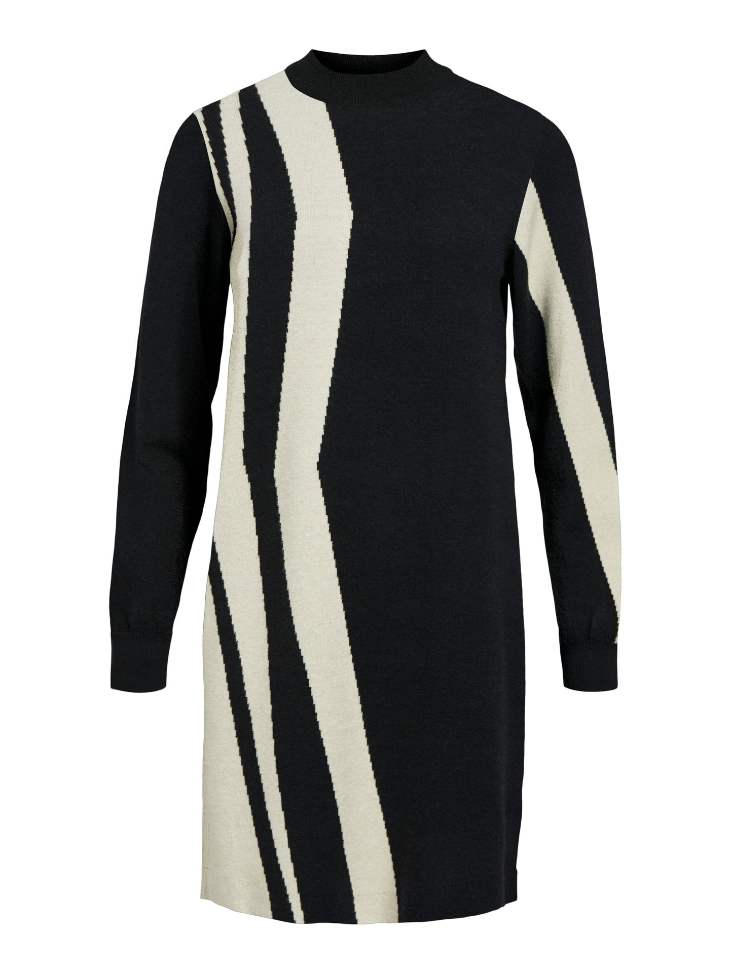 OBJRAY L/S  KNIT DRESS AOP NOOS