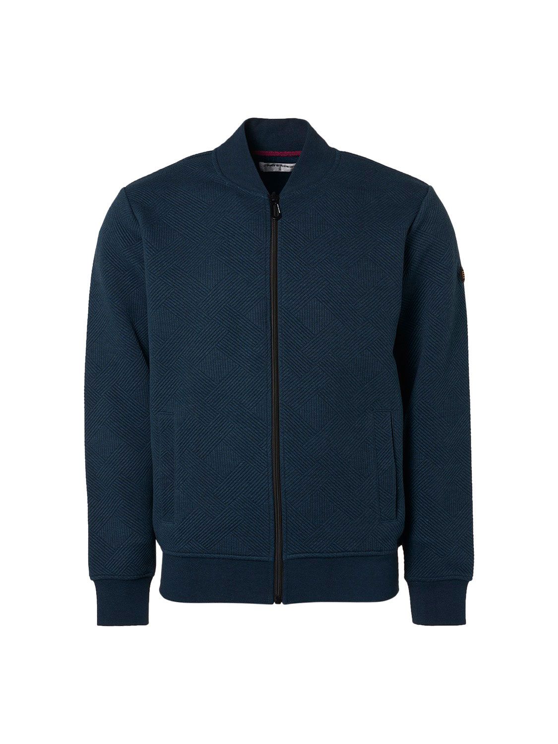 No Excess Sweater Full Zipper Double Layer Ja Carbon Blue 179 00102488-EKA14000100000039