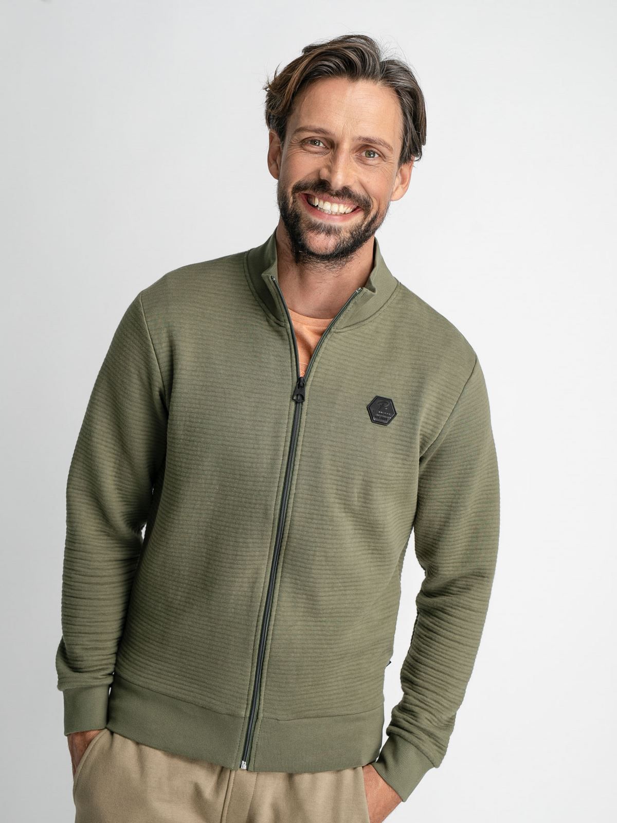 Petrol Industries Men Sweater Collar Dusty army6134 00102588-EKA26002700000011