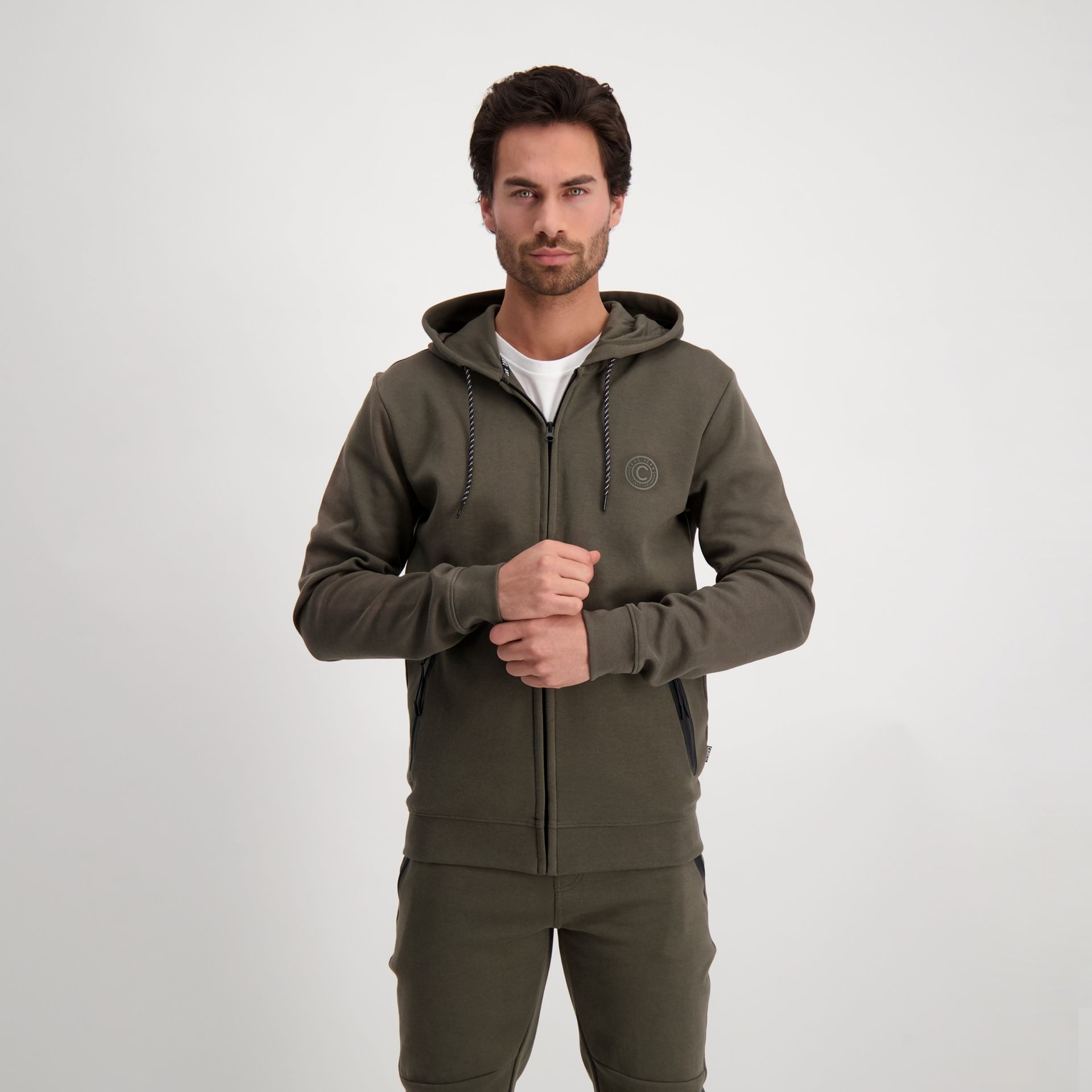 Cars jeans Sweatjacket Iscar  19 army 00102762-EKA03000200000003