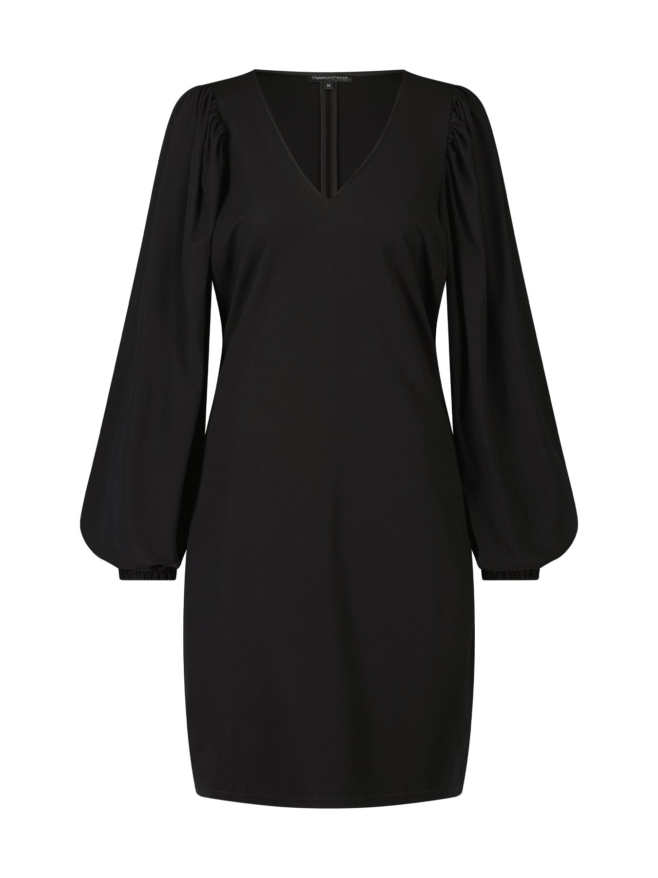 Tramontana Dress Jersey Puff Sleeve Black 009000 00102785-EKA26012900000001
