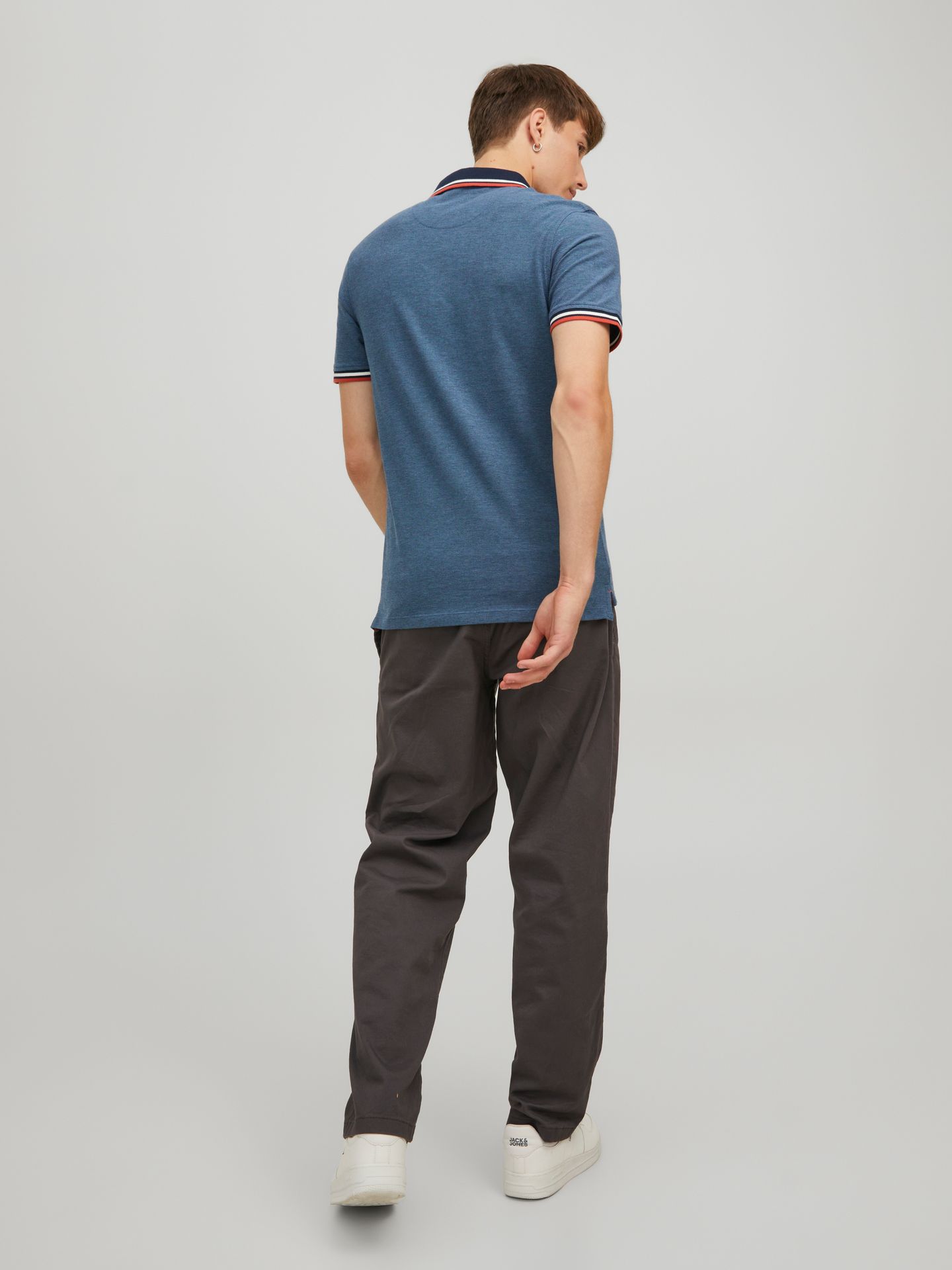Jack & Jones JJEPAULOS POLO SS NOOS Denim Blue/SLIM FIT 2900157614045