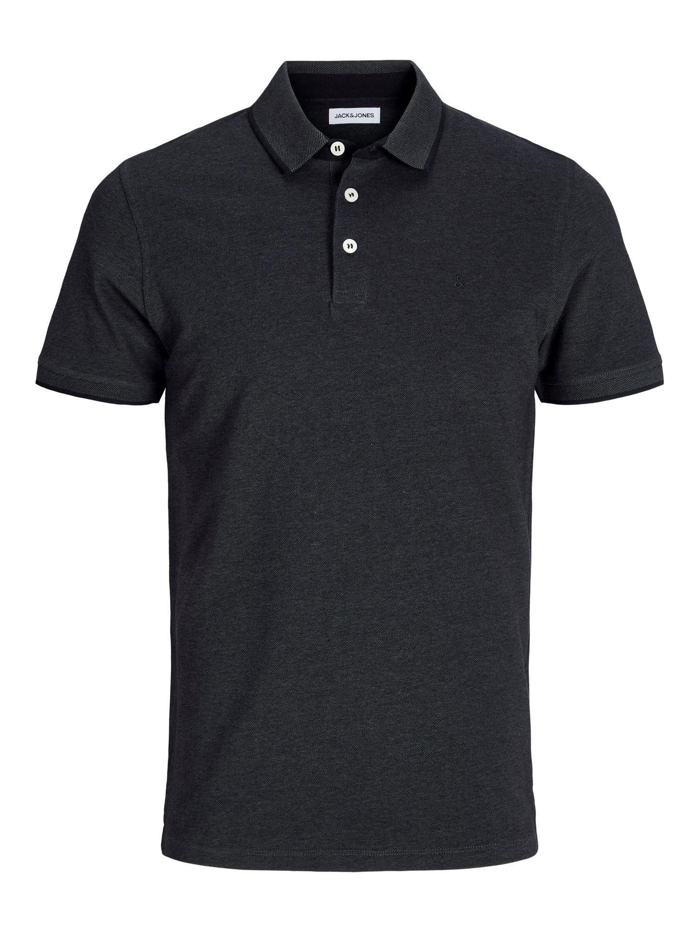 Jack & Jones JJEPAULOS POLO SS NOOS Dark Grey Melange/COMFORT FIT 00102822-EKA26011400000520
