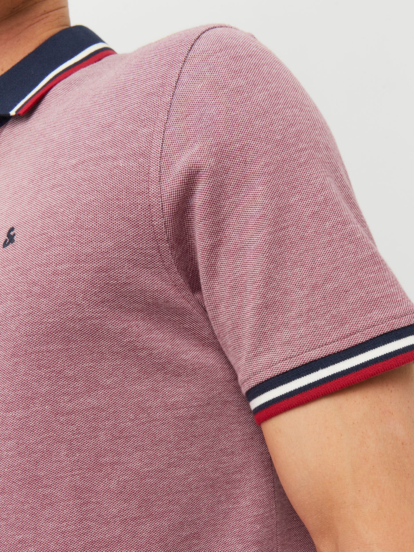 Jack & Jones JJEPAULOS POLO SS NOOS Rio Red/SLIM FIT 2900167812042