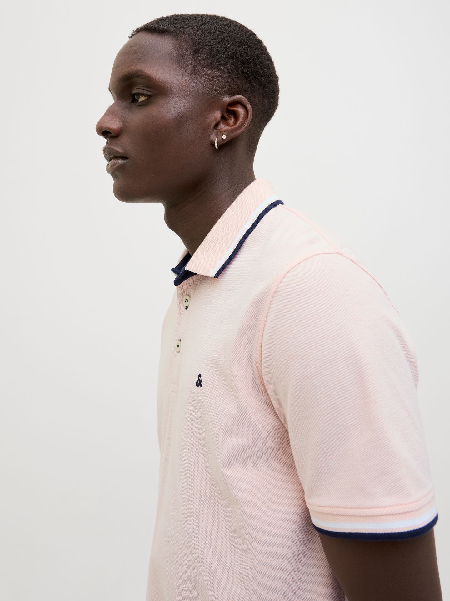 Jack & Jones JJEPAULOS POLO SS NOOS Peach Parfait/PLAY 2900154957039