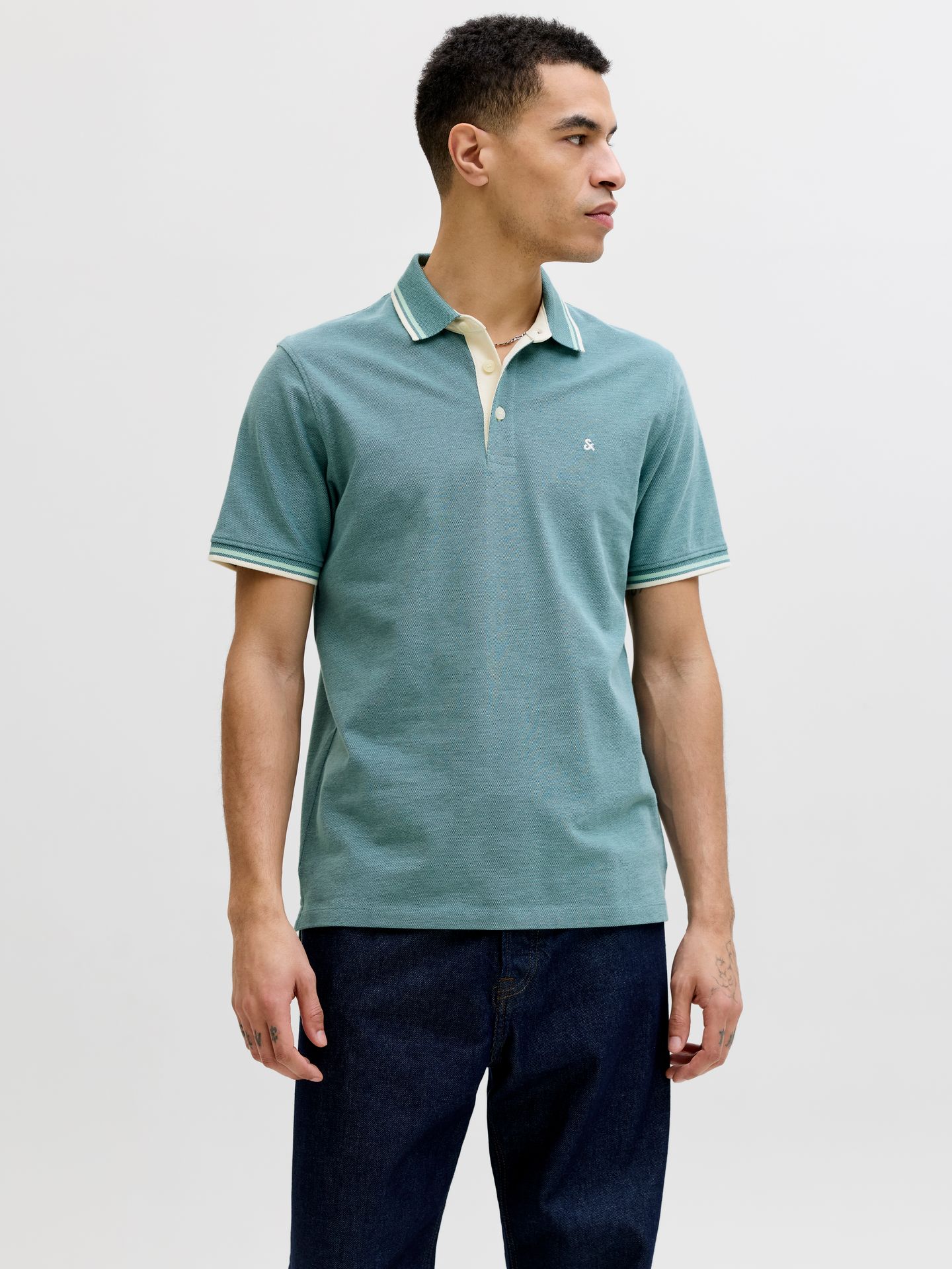 Jack & Jones JJEPAULOS POLO SS NOOS Atlantic Deep/PLAY 2900164289045
