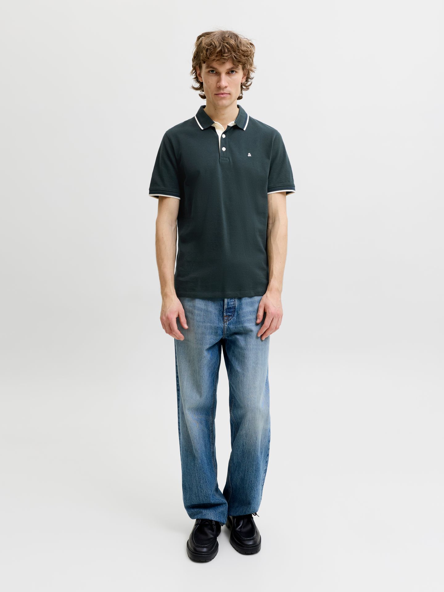 Jack & Jones JJEPAULOS POLO SS NOOS Scarab/PLAY 2900167813018