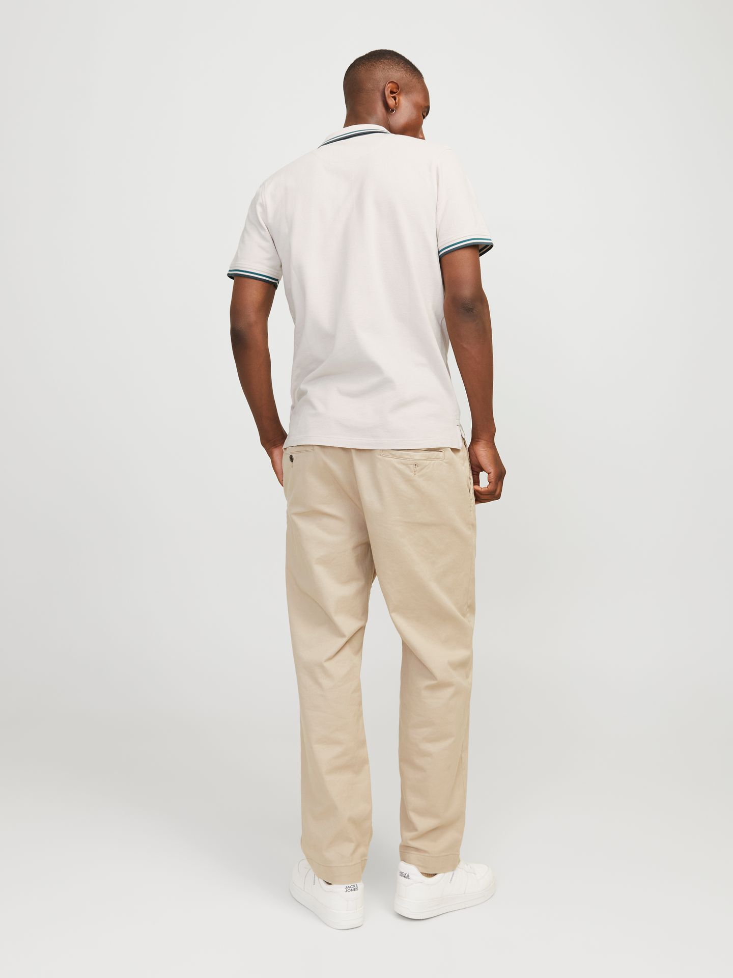 Jack & Jones JJEPAULOS POLO SS NOOS Moonbeam/PLAY 2900167814015