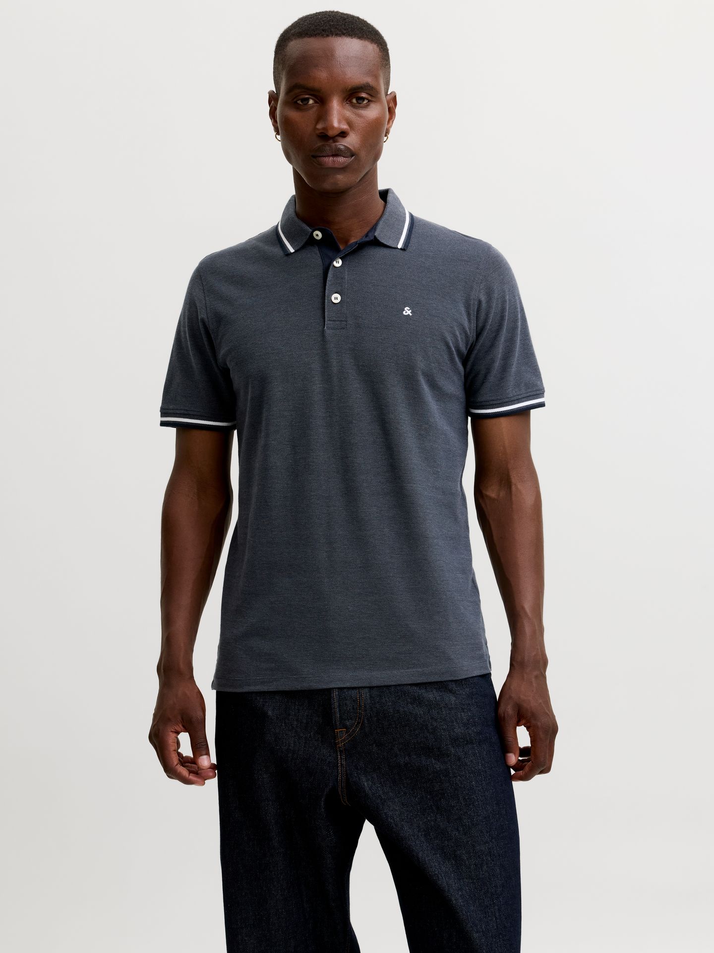 Jack & Jones JJEPAULOS POLO SS NOOS Turbulence/PLAY 00102822-EKA26011400003584