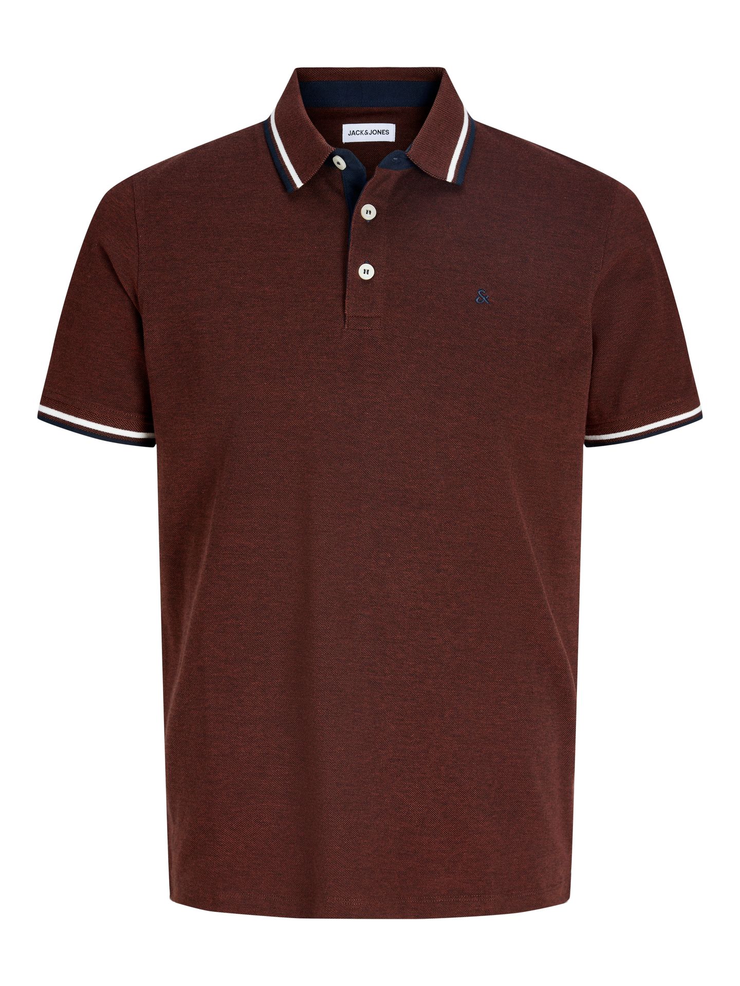 Jack & Jones JJEPAULOS POLO SS NOOS Fired Brick/PLAY 00102822-EKA26011400003586