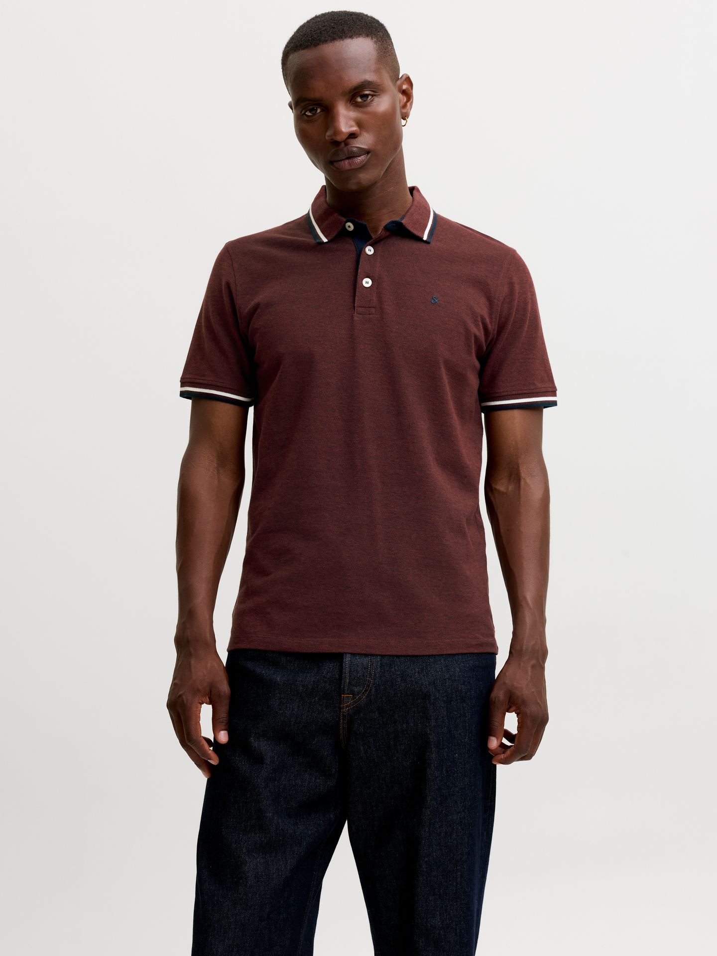 Jack & Jones JJEPAULOS POLO SS NOOS Fired Brick/PLAY 00102822-EKA26011400003586