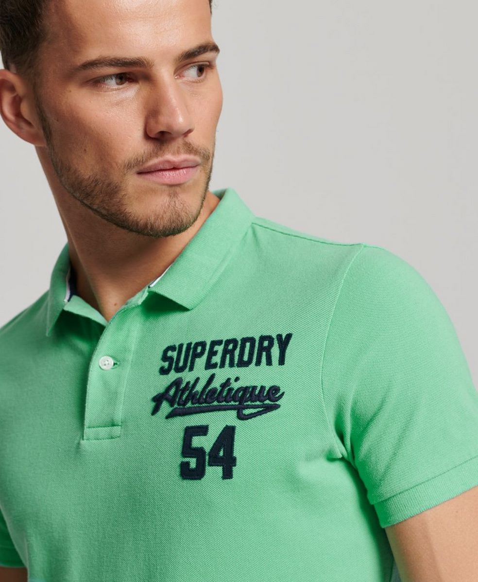 Superdry Applique classic polo Hot Mint 2900136663064