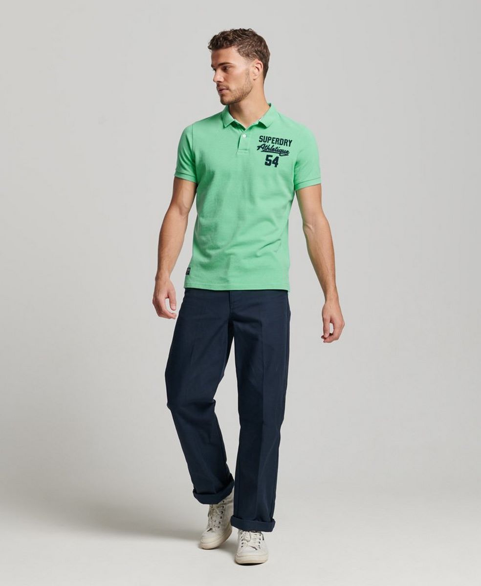 Superdry Applique classic polo Hot Mint 2900136663064