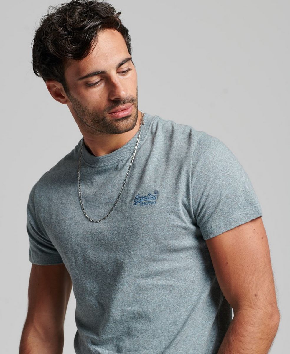 Superdry Vintage Logo emb tee Coastal 00102864-3YM