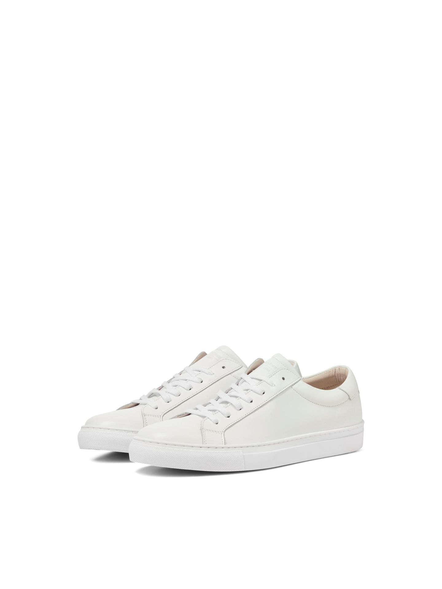 Jack & Jones JFWCOREY LEATHER NOOS White/WHITE LEATHER HEEL 2900136712069