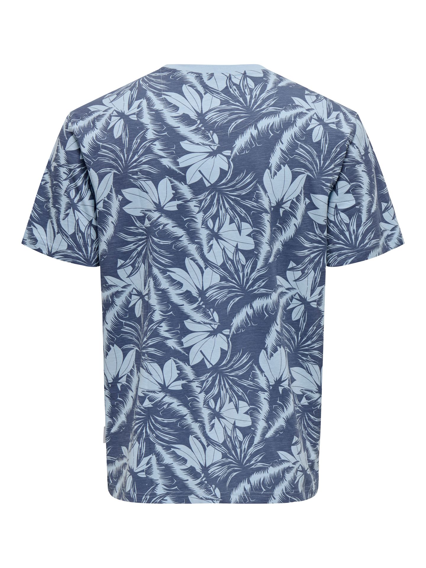 Only & Sons ONSPERRY LIFE REG LEAF AOP SS TEE N Vintage Indigo/VINTAGE INDIGO W. PO 2900155836012