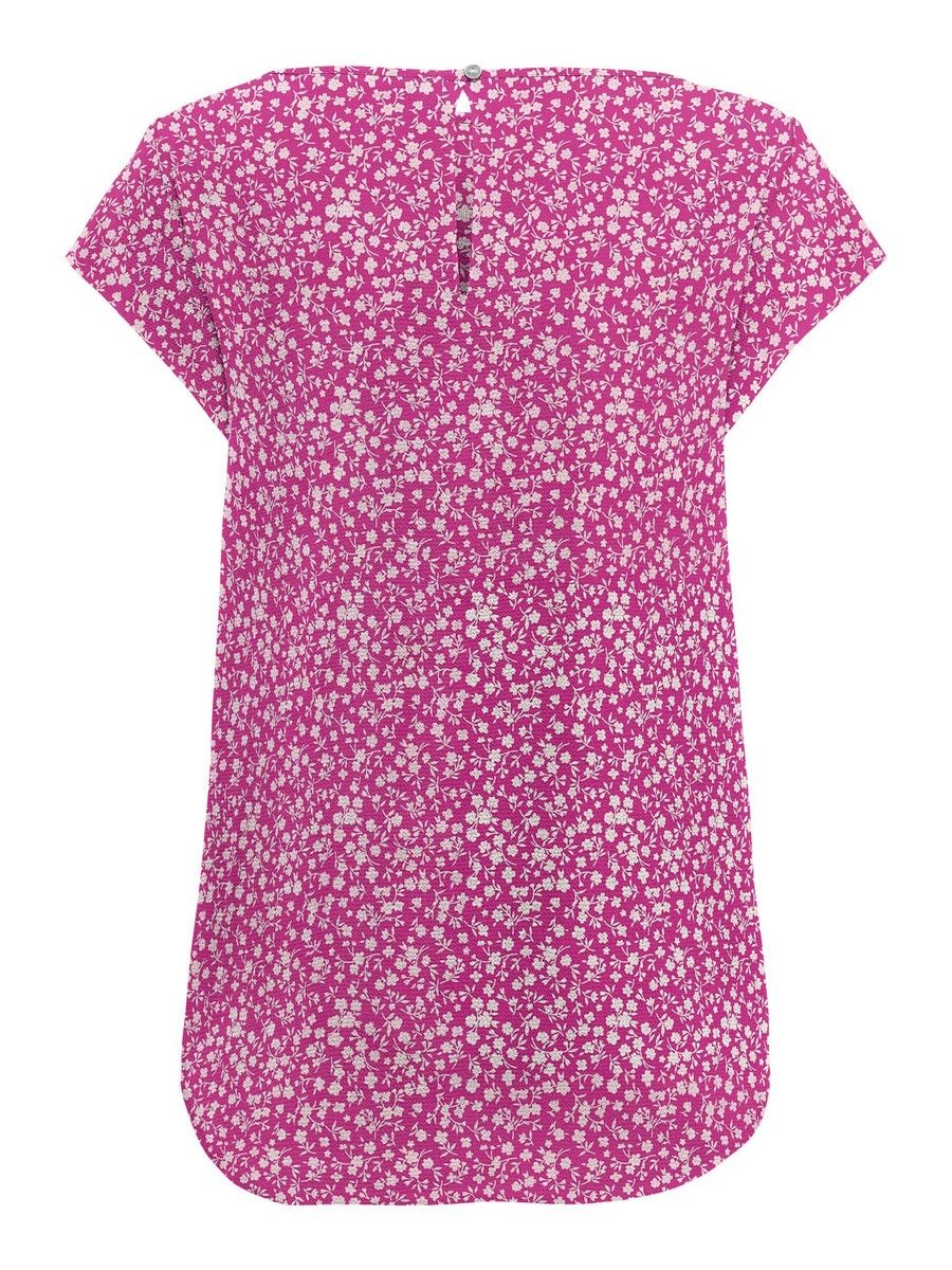 Only ONLNOVA LIFE S/S TOP AOP  PTM Very Berry/354 Mono floral 2900136789016