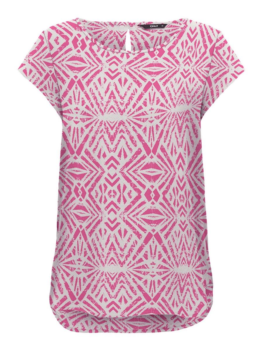 Only ONLNOVA LIFE S/S TOP AOP  PTM Camellia Rose/398 Salo 2900138926013