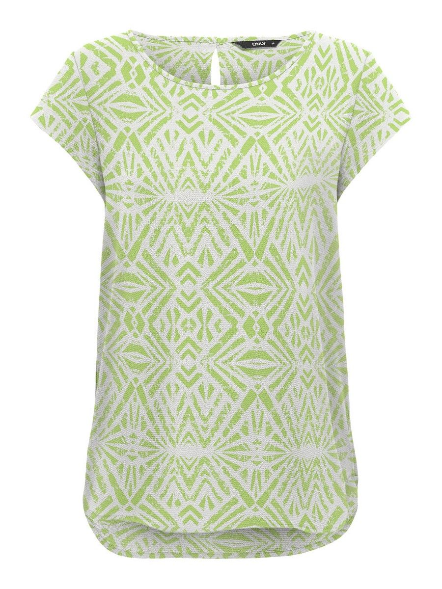 Only ONLNOVA LIFE S/S TOP AOP  PTM Summer Green/398 Salo 00102930-EKA26011400001445