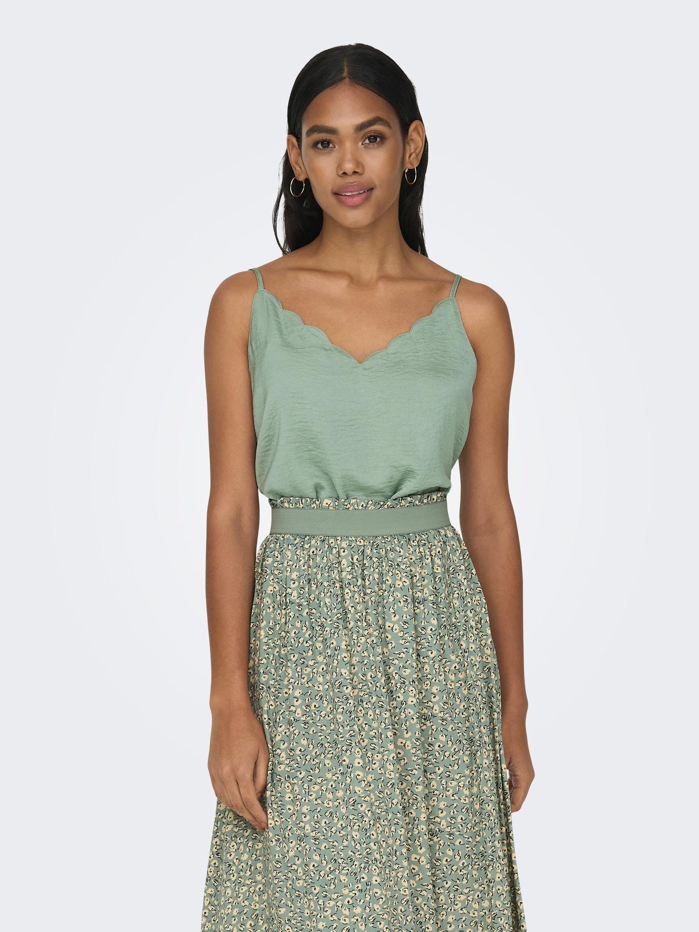 Only ONLDEBBIE SINGLET NOOS WVN Lily Pad 2900136816033