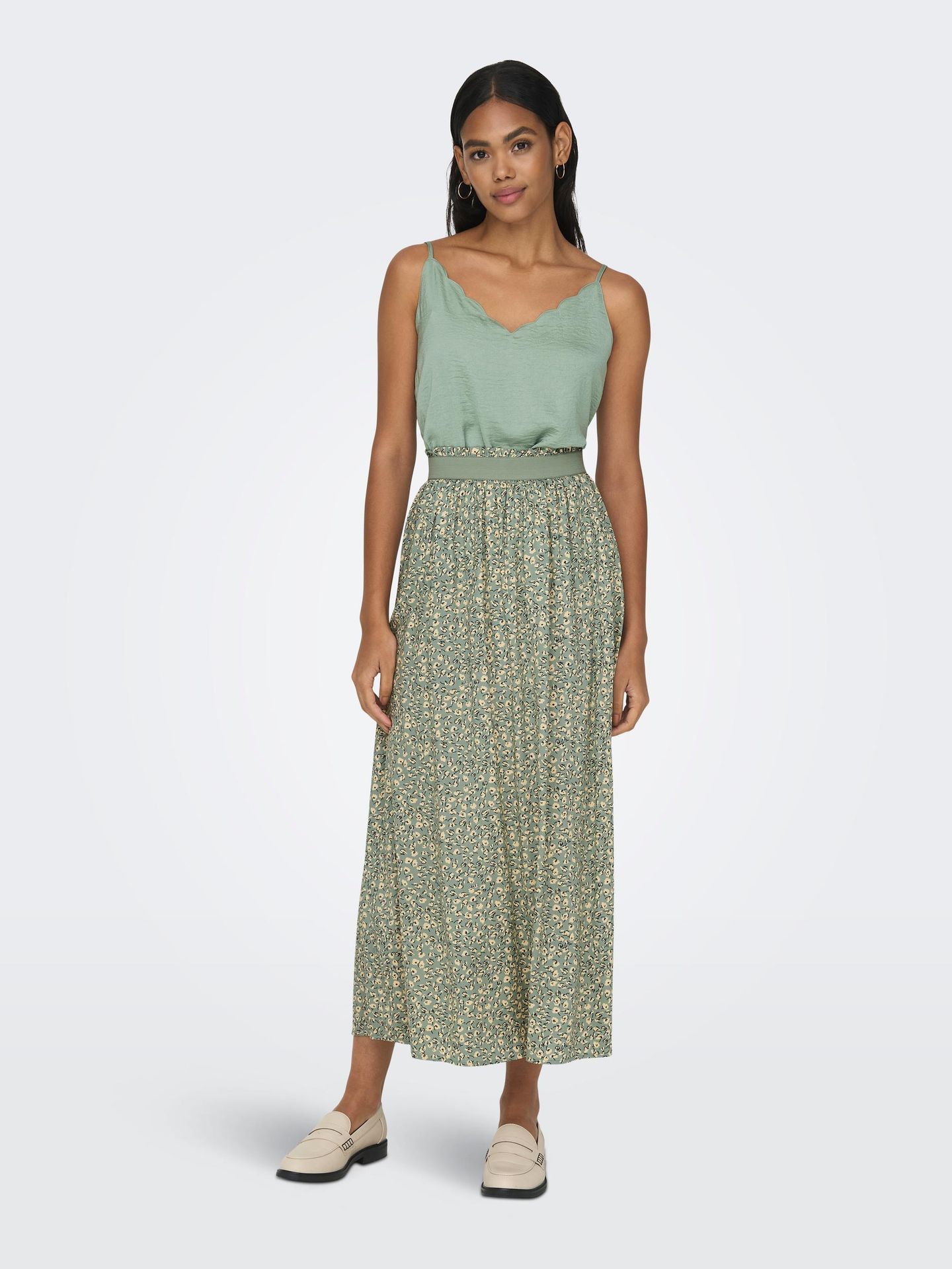 Only ONLDEBBIE SINGLET NOOS WVN Lily Pad 2900136816033