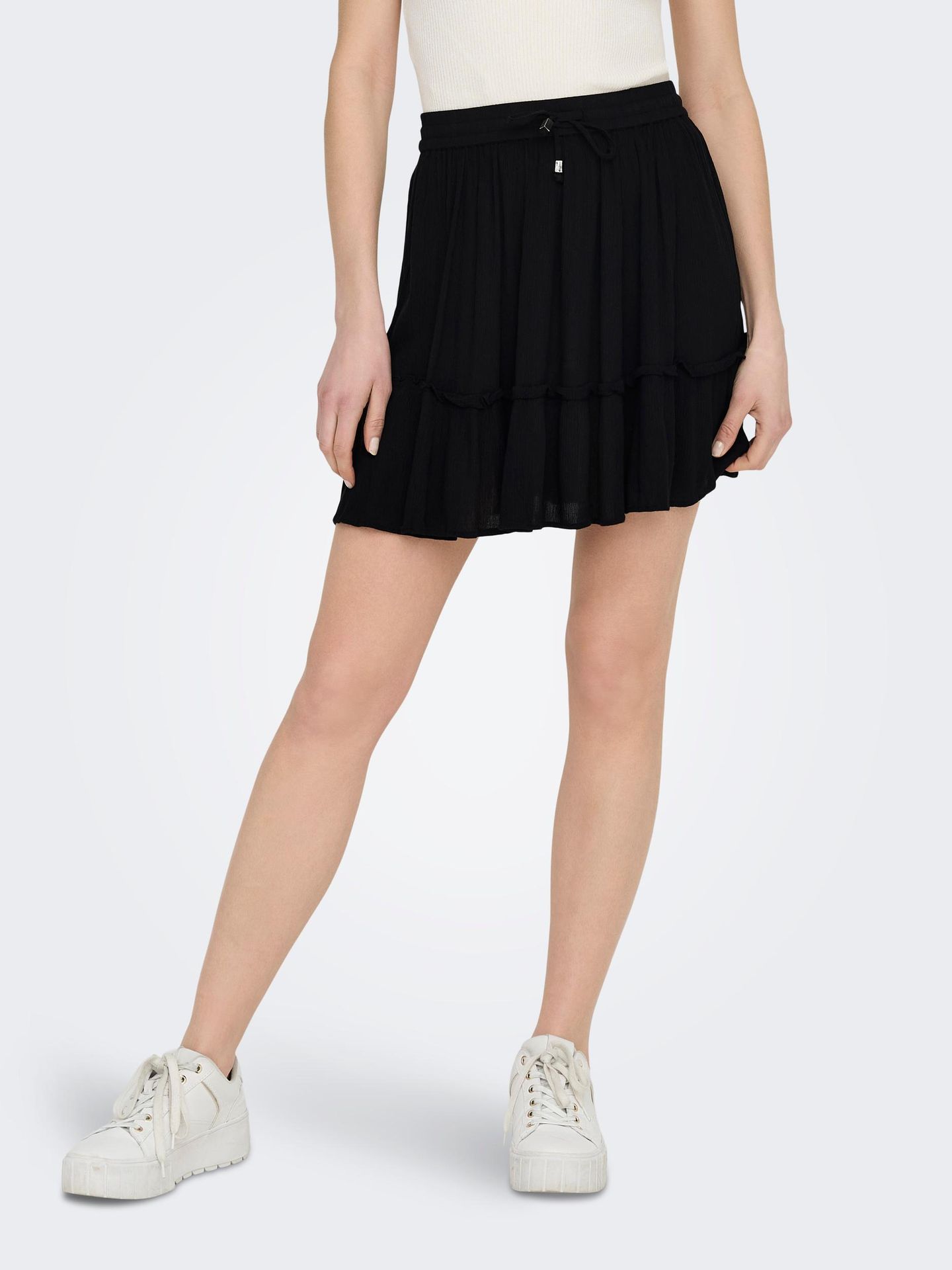 Only ONLIBIZA LIFE  SHORT SKIRT WVN NOOS Black 2900136833016