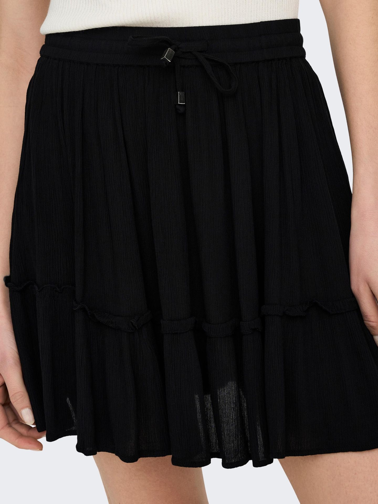 Only ONLIBIZA LIFE  SHORT SKIRT WVN NOOS Black 2900136833016