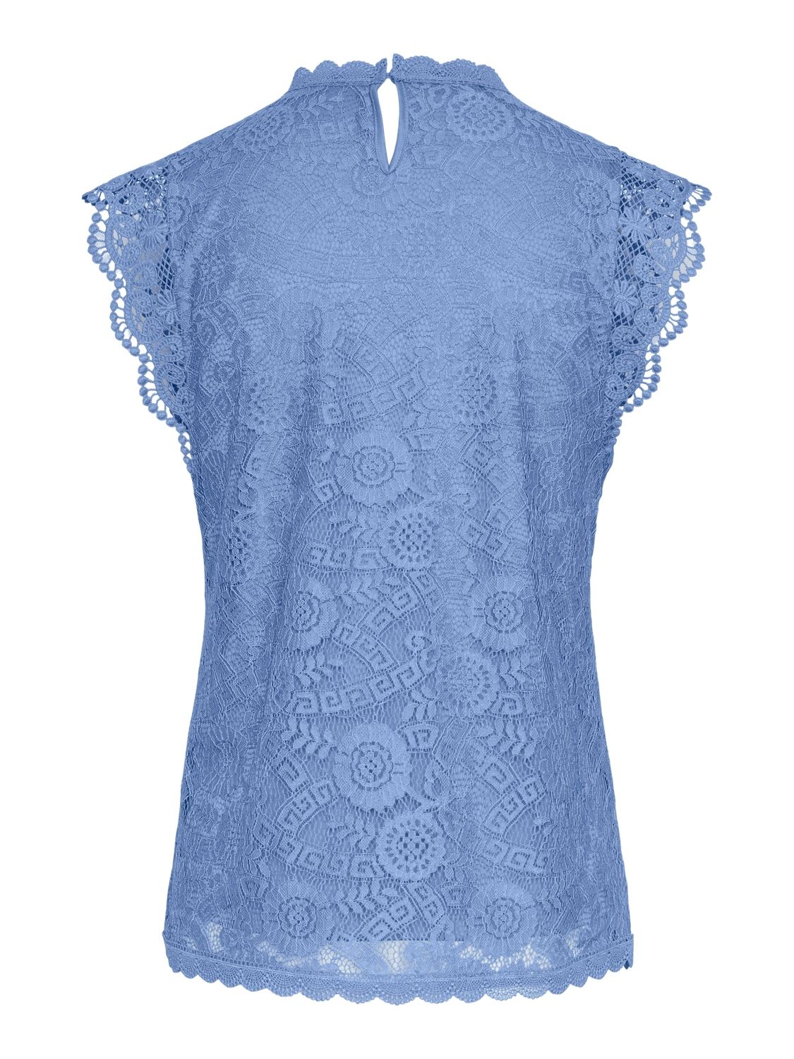 Pieces PCOLLINE SL LACE TOP NOOS BC Hydrangea 2900146508027