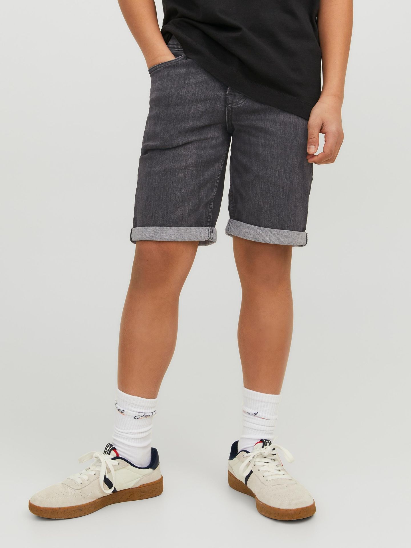 Jack & Jones JJIRICK JJIORG SHORTS GE 612 I.K SN Black Denim 00103124-EKA26011400000468