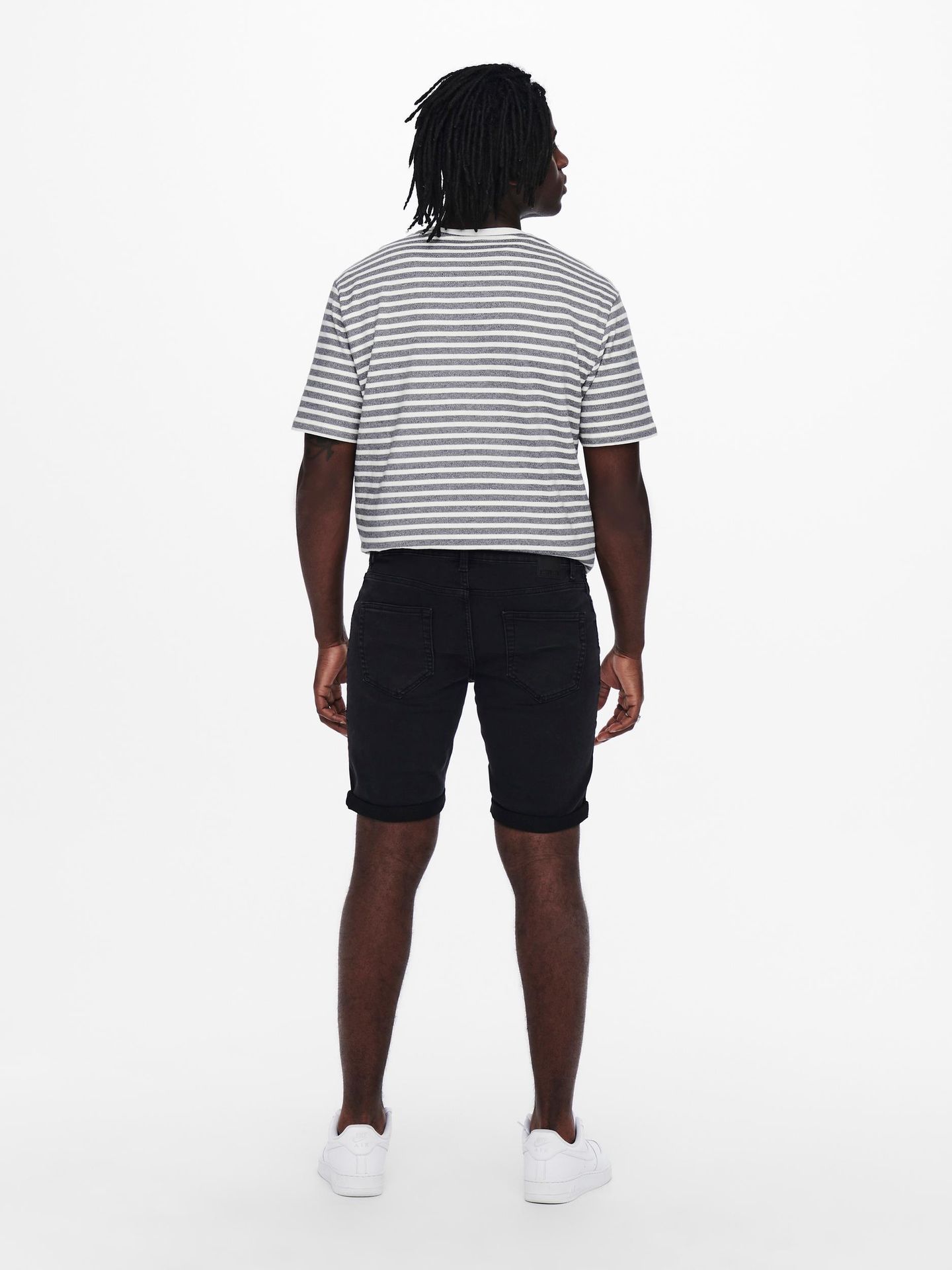 Only & Sons ONSPLY REG BLK JOG SHT PK 8581 DNM Black Denim 2900137221027